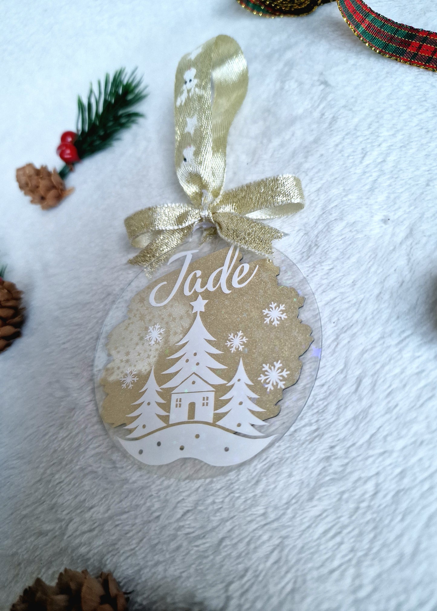 Boule de Noël personnalisée