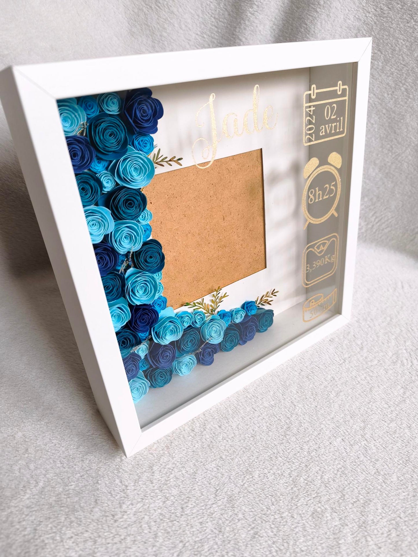 Cadre Naissance Personnalisé avec photo