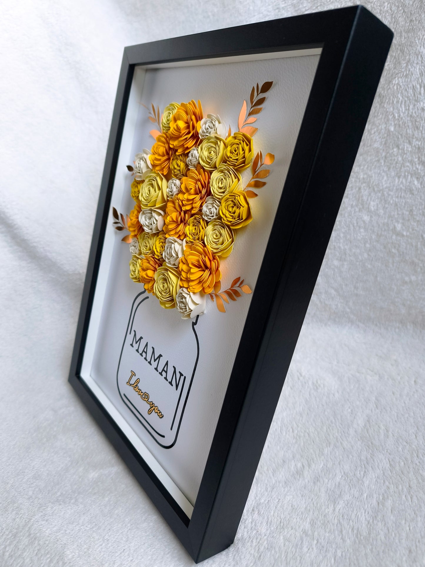 Cadre fleuri décoratif 🌼