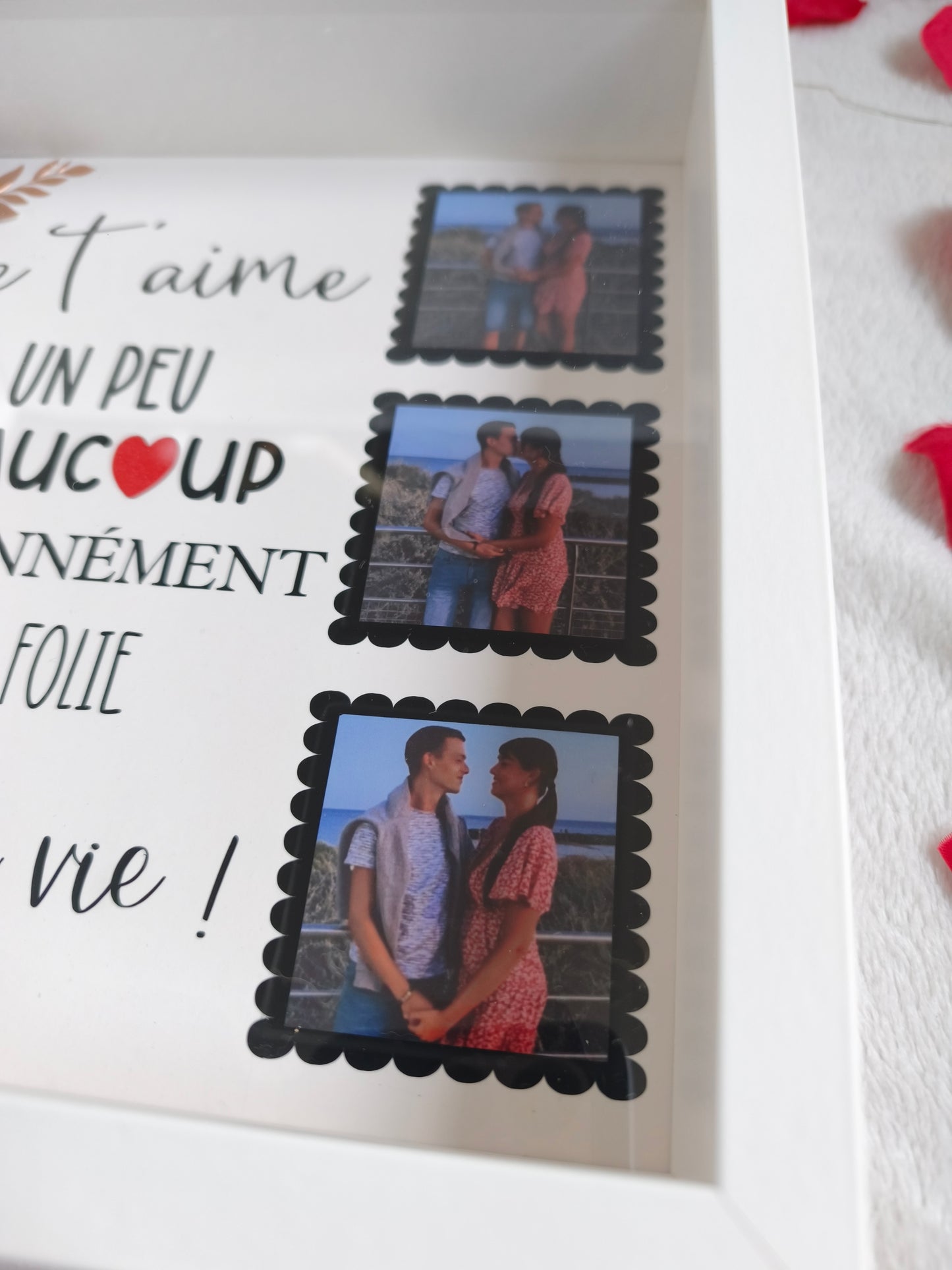 Cadre fleuri “Pour la vie” ❤️