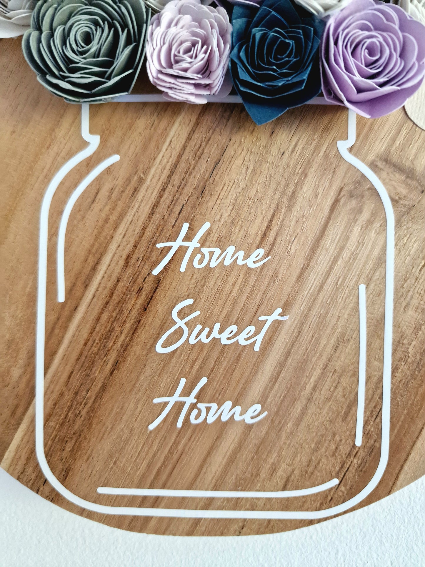 Panneau mural fleuri