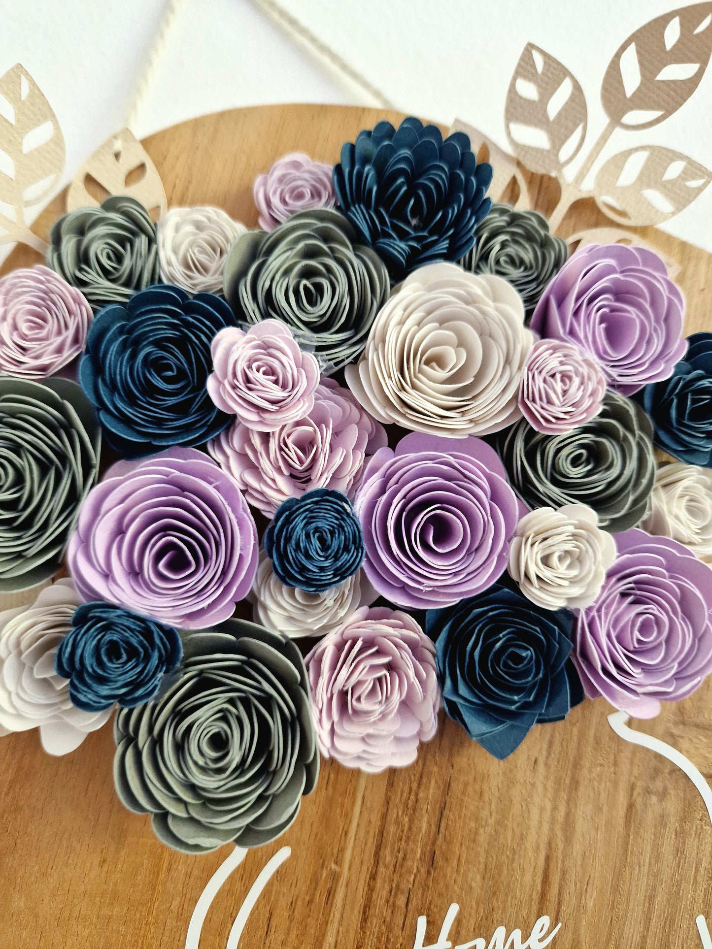 Panneau mural fleuri