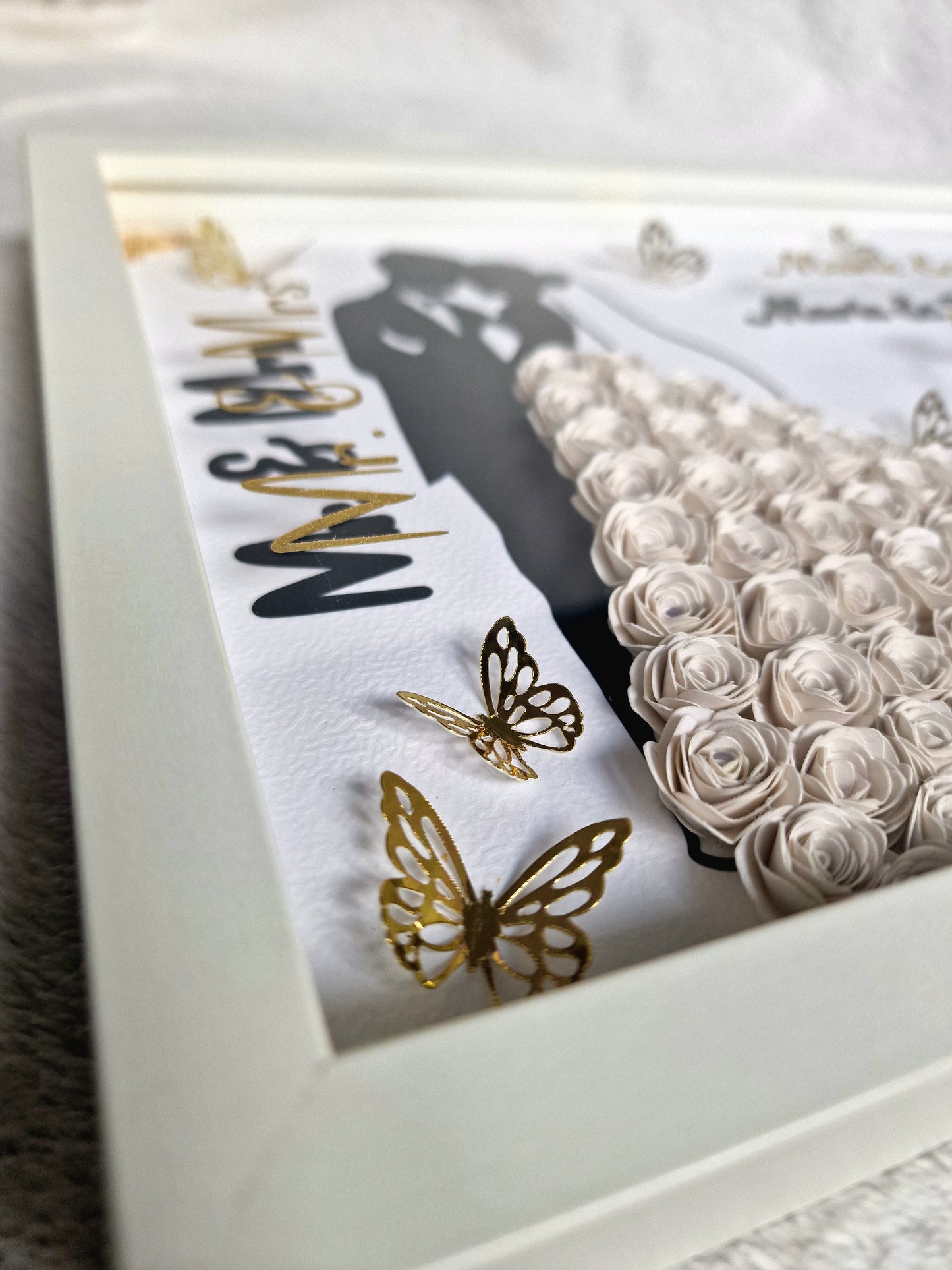 Cadre mariage personnalisé