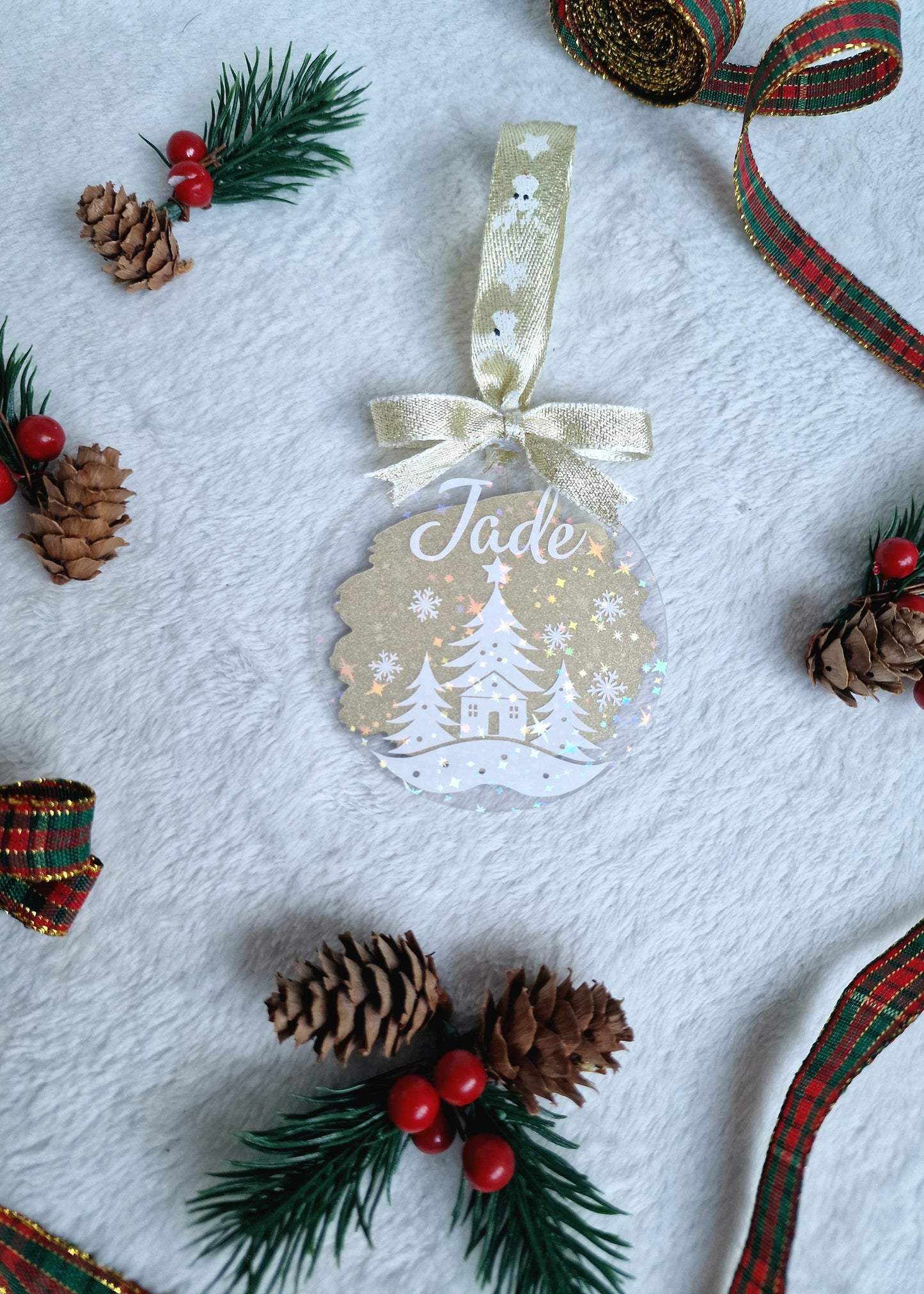 Boule de Noël personnalisée