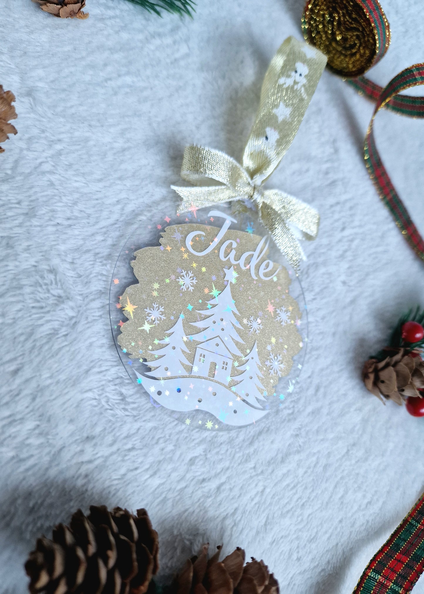 Boule de Noël personnalisée