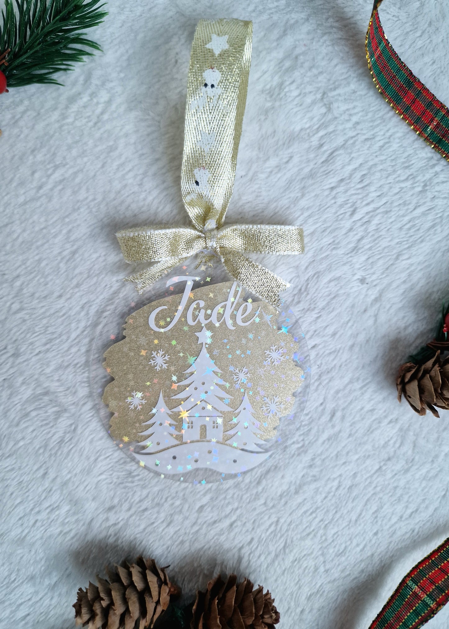 Boule de Noël personnalisée