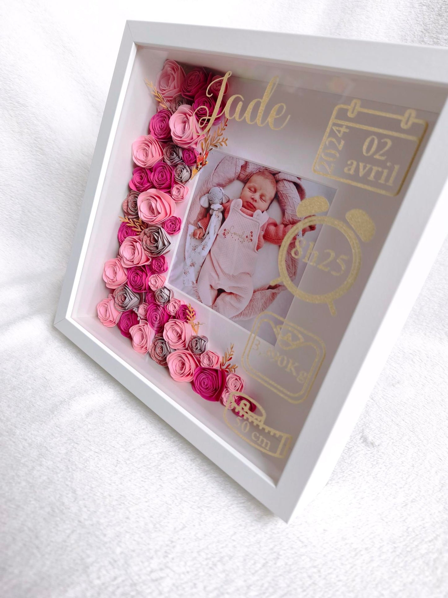 Cadre Naissance Personnalisé avec photo