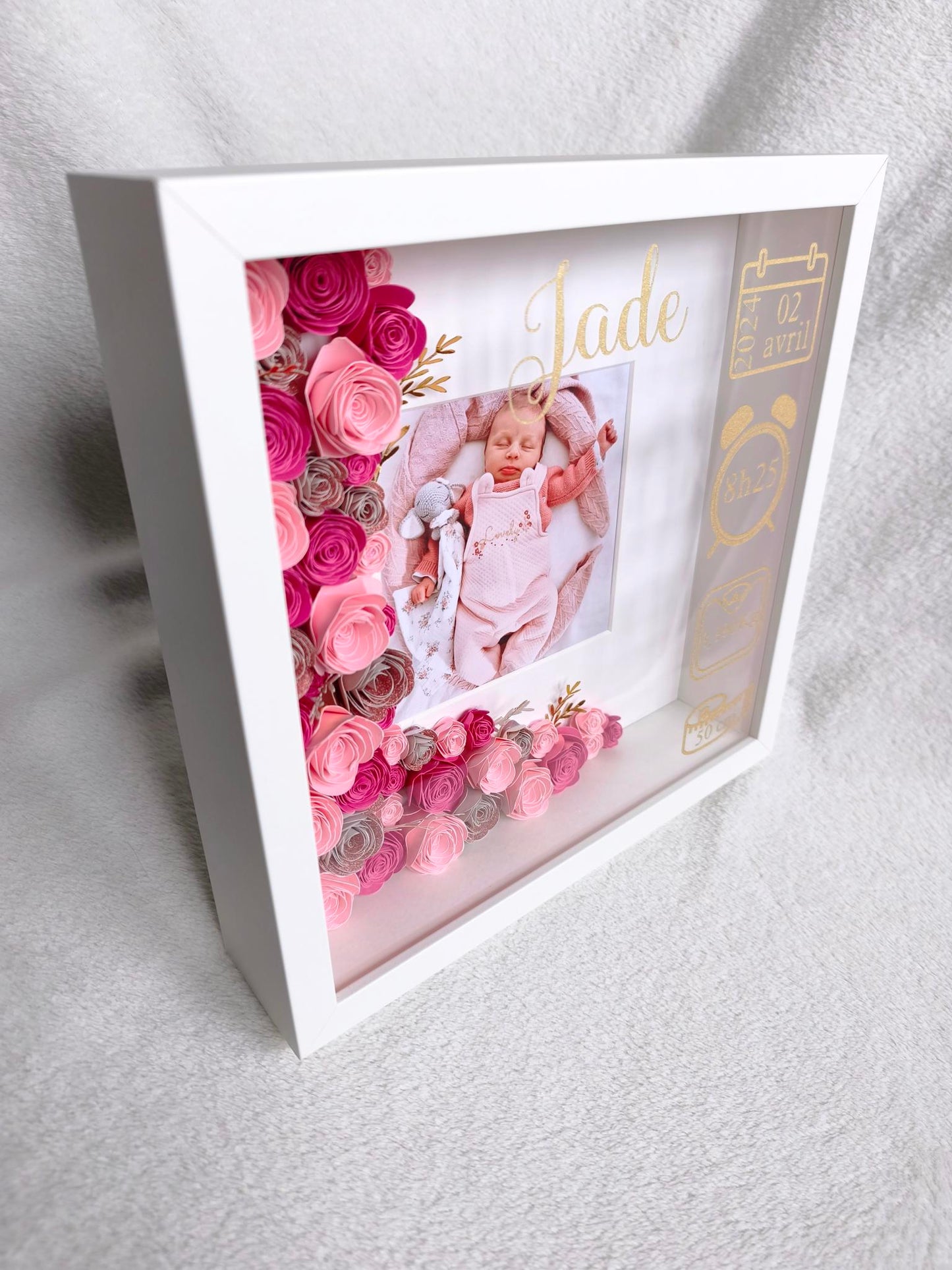 Cadre Naissance Personnalisé avec photo