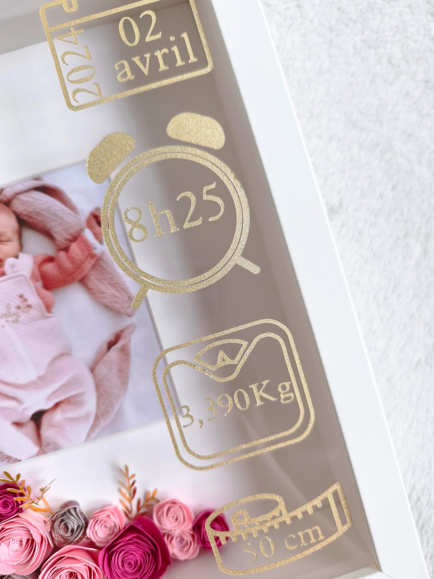 Cadre Naissance Personnalisé avec photo