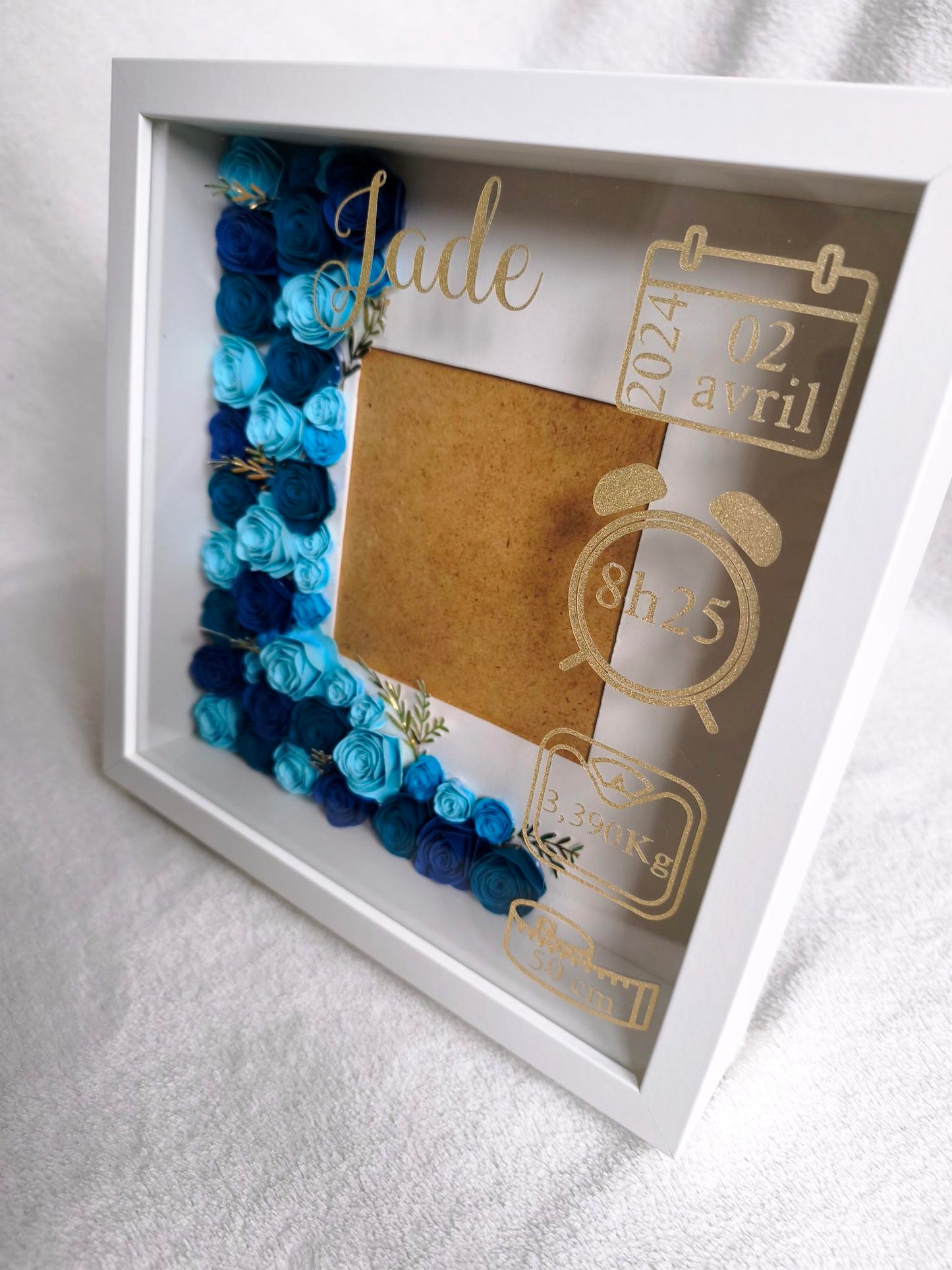 Cadre Naissance Personnalisé avec photo