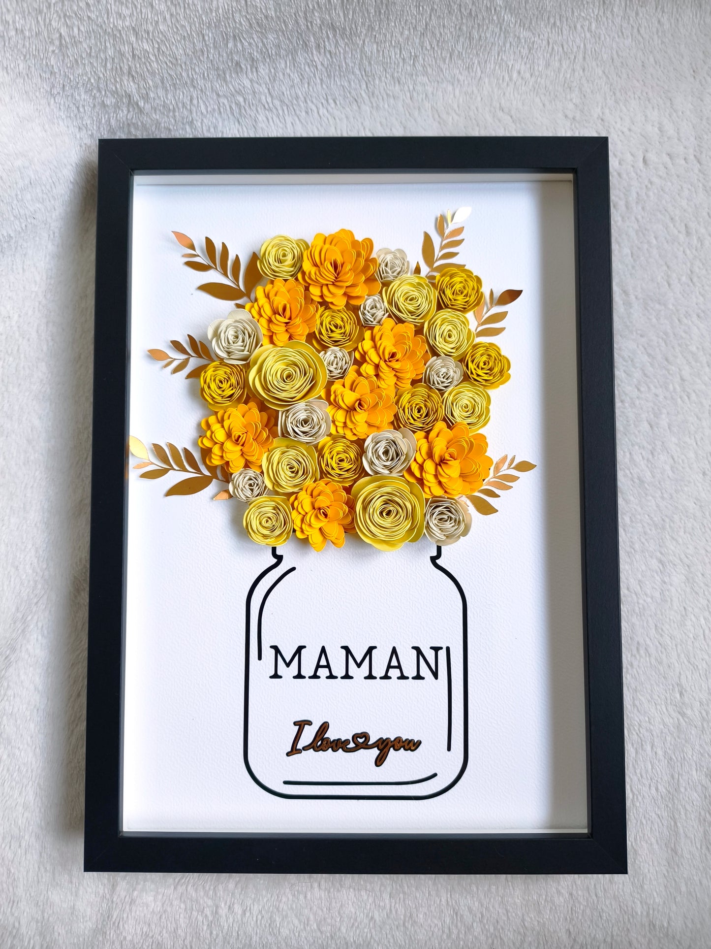 Cadre fleuri décoratif 🌼