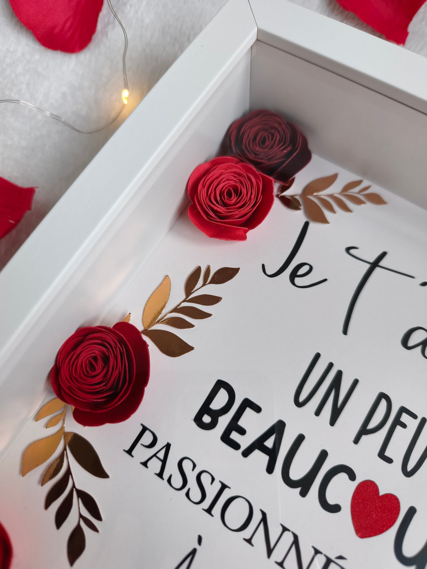 Cadre fleuri “Pour la vie” ❤️