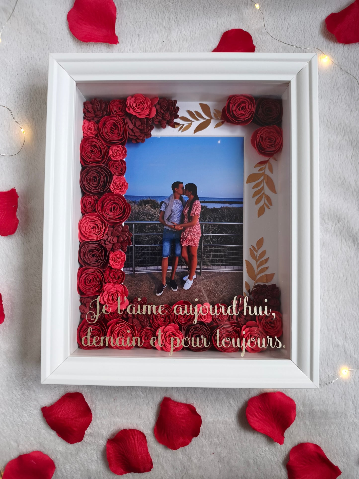 Cadre fleuri personnalisé 💝