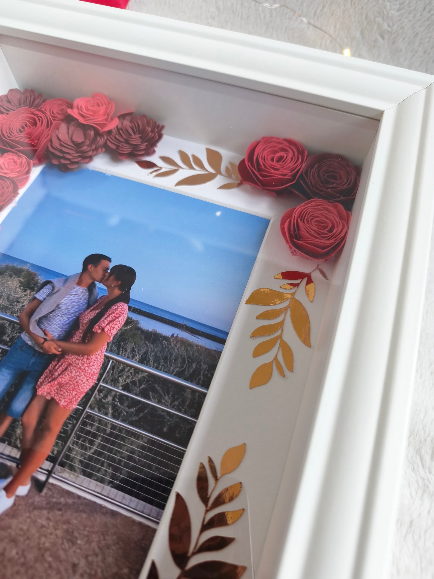 Cadre fleuri personnalisé 💝