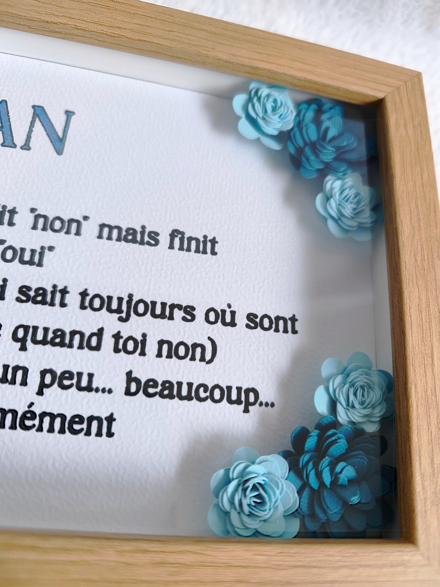 Cadre “Maman” – Définition pleine d’amour 🌸