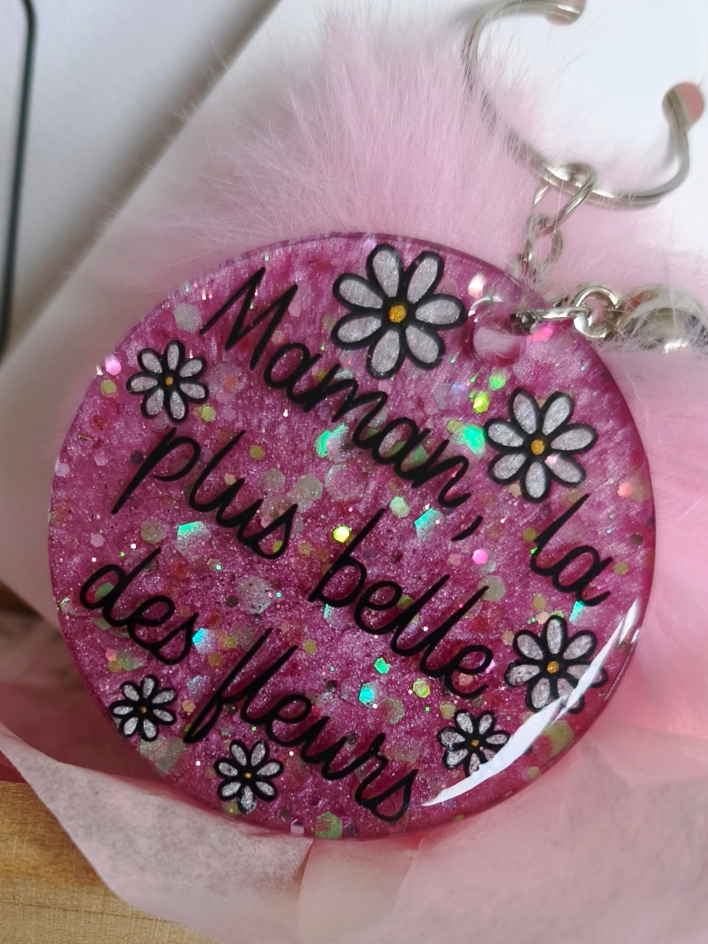 Porte-clés Maman 🩷